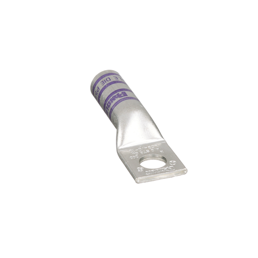 Mayer-DDS-Pan-Lug™ LCB4/0-12-X Comp. Lug, 4/0, Long, Tin Plt Copper, Strt, One 1/2" Stud-2