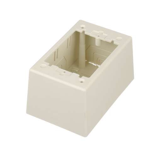 Surface Raceway, Pwr Rated Junct. Box, S/G 2-pc, Deep, Off White