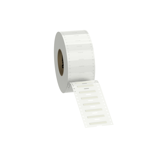 H050X034H1T-B Heatshrink, PO, White, Mil Grade, 10000 Lbls, TT, 0.34"x0.5"