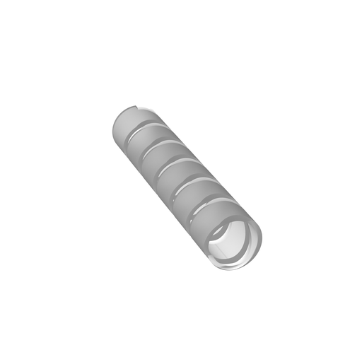 T62F-C Spiral Wrap, Natural, PE, 0.5" Min Dia., PK1