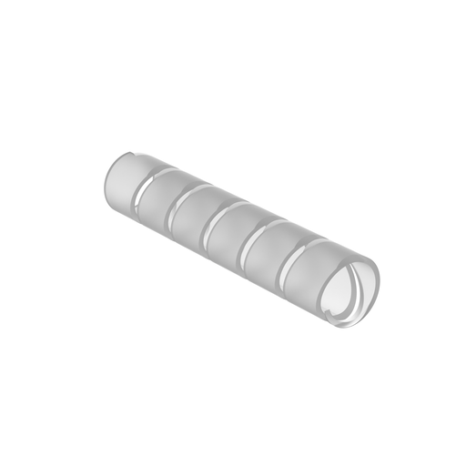 T62T-Q Spiral Wrap, Natural, UV TFE, 0.5" Min Dia., PK1