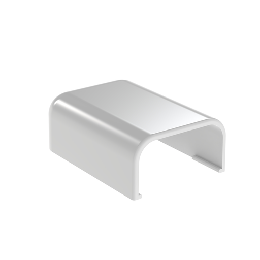 Product image for Panduit CF5WH-E Surface Raceway, LD5 Coupler Fitting, White