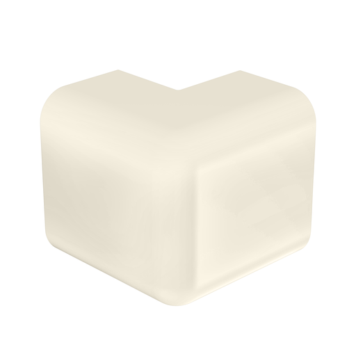 Surface Raceway, LDPH10 Power Rated Outside Corner, Off White