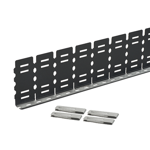 Panduct® SD4EMI Noise Shield, Black, 3.86"x0.96", 4" Duct H, PK1