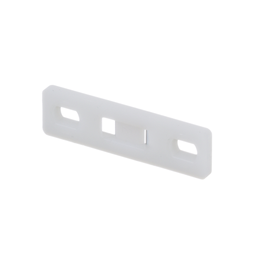 MTP1S-E6-C Tie Plate, Natural, PA 6.6, 1.75x0.5", #6 Screw, PK100