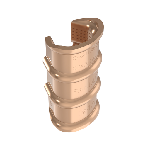 Mayer-DDS-StructuredGround™ CTAPF1/0-12-L Comp. Tap, 1/0-12, Copper, PK50-1