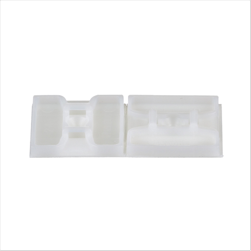 Product image for Panduit ABMS-A-C Cable Tie Mount, Adh., 1.1"x1.1" (27.9mm x 27.9mm), WH