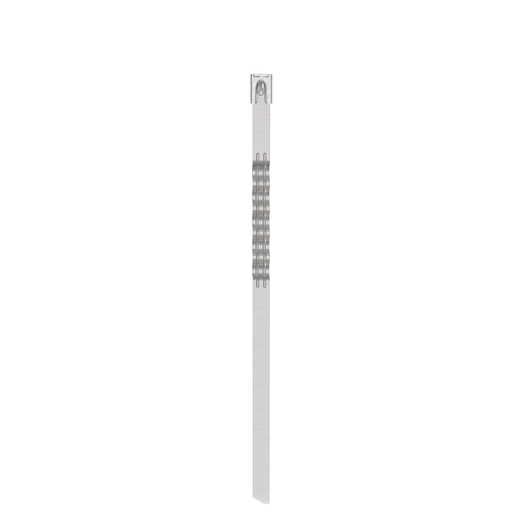 Wave-Ty™ MLT6WH-LP Wave Cable Tie, SS 304, Heavy, 6" Dia., PK50