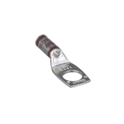 Mayer-DDS-Pan-Lug™ LCA2-12-Q Comp. Lug, Tin Plt Copper, Strt, One 1/2" Stud, PK25-2