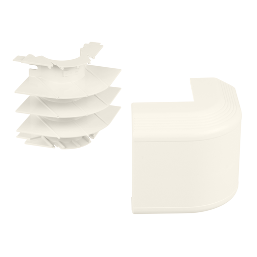 Product image for Panduit T70OCWH Surface Raceway, T-70 Outside Corner, White