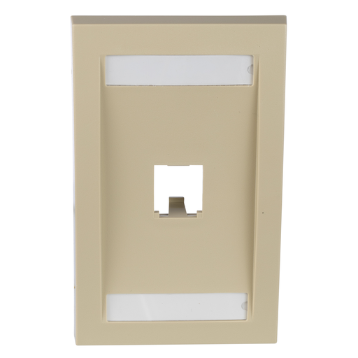 Product image for Panduit CFPE1EIY Executive, Faceplate, 1 Port, Electric Ivory