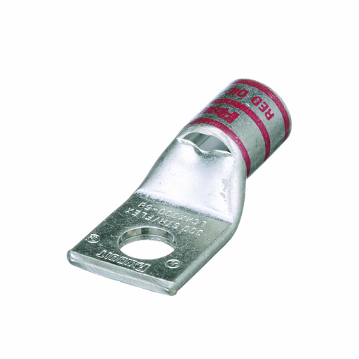 Product image for Panduit LCAX300-58-6 Pan-Lug™ Copper 1 Hole Straight Tongue Compression Lug