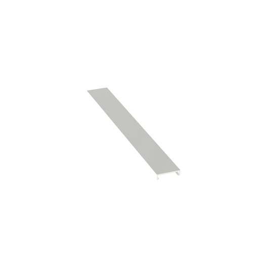 Duct Cover, 0.23"x6'x1", Flush Cover Wiring Duct, Lead-free PVC, White