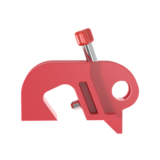 Mayer-DDS-PSL-CBILNT Circuit Breaker Lockout I-Line no tool, Nylon, Red, 2.05"x0.75", PK1-1