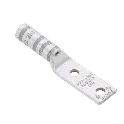 CuLugFLB,2Hole,1/0AWG,1/4,.75PKG10