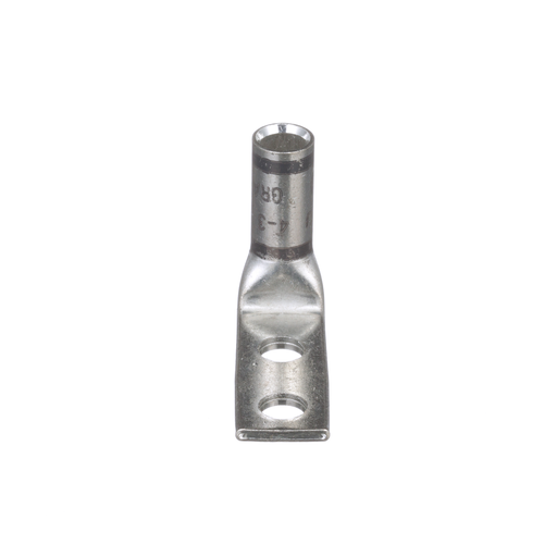 Pan-Lug™ LCD4-14AF-L Comp. Lug, 4, Tin Plt Copper, Two 0.25" Stud, PK50