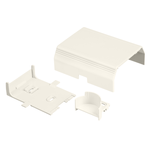 Product image for Panduit T70TRWH Surface Raceway, T-70 Transition, to LD Orange T-45, White