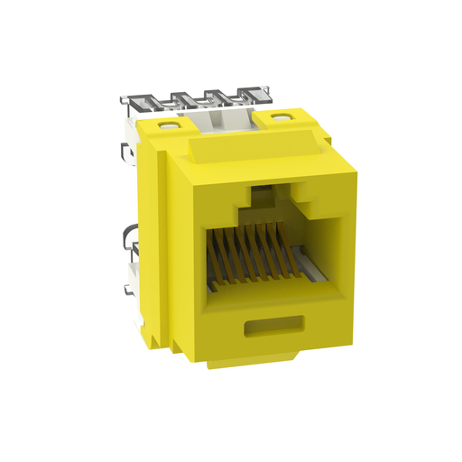 Mayer-DDS-NetKey Cat 6 Punchdown Jack, Yellow-1