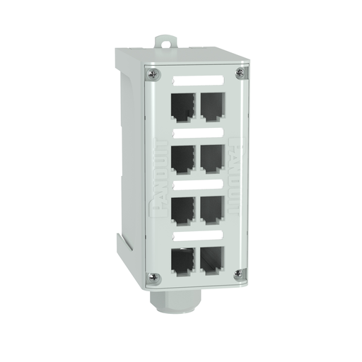 Mini-Com® 8-port DIN Rail Fiber Patch Panel
