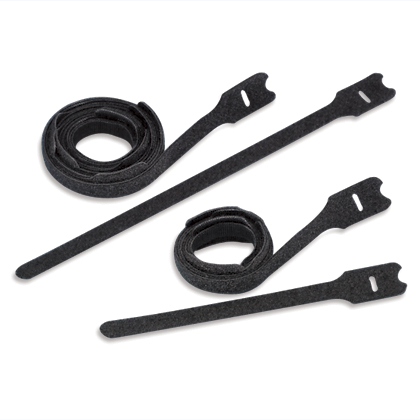 Tak-Ty® Hook and Loop Cable Loop Tie, Black