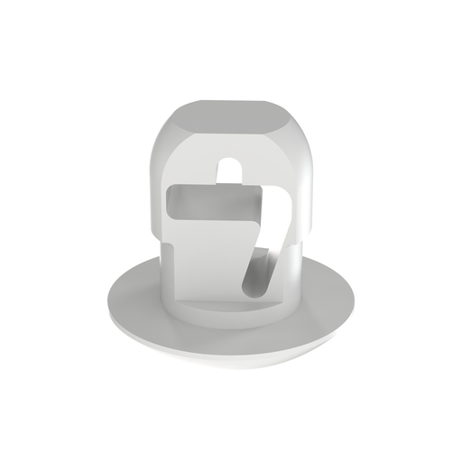 Product image for Panduit PBMS-H25-C Cable Tie Mount, Push Button, NAT