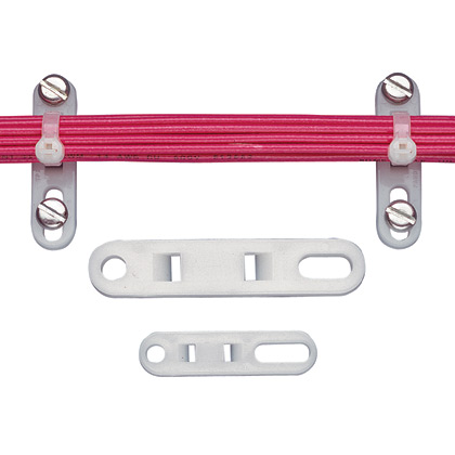 Product image for Panduit TP4H-C Cable Tie Plate, 1/4 Screw, M-H Ties