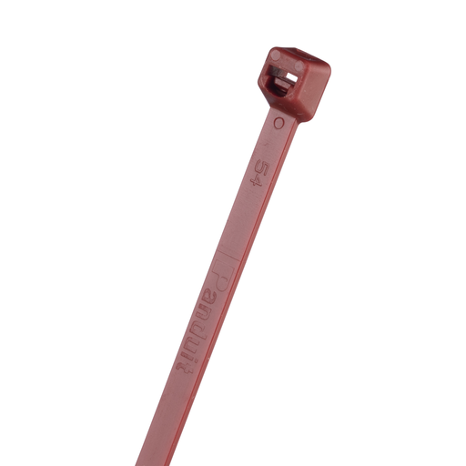 Mayer-DDS-Pan-Ty® PLT2S-C702Y Cable Tie, Maroon, HALAR, Heat and UV, 7.4"L, 50lb, PK100-1