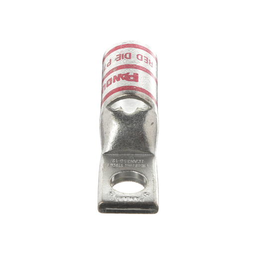 Mayer-DDS-Pan-Lug™ LCAN350-12-X Comp. Lug, 350, Narrow, Tin Plt Copper, Strt, 1/2" Stud-1