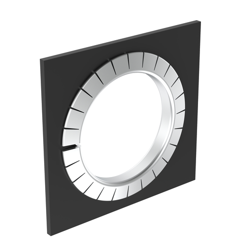 GEE99FR-CY Slotted Grommet, Natural, FR PE, 0.09" Max Panel, PK1