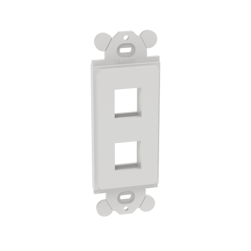 Mayer-DDS-NetKey® Adapter, 2-Port, White, Rectangular-1