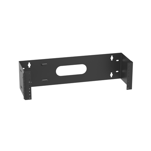 Product image for Panduit WBH3 Hinged Wall Mount Bracket, 3RU, 6.26 in. Deep, Black