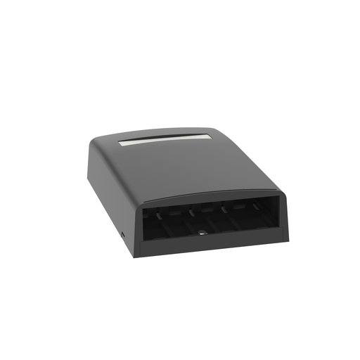Product image for Panduit CBX4BL-AY Surface Mount Boxes, Elongated, 4 Port, Black