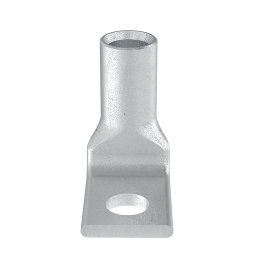 Pan-Lug™ LCAS4-14F-L Comp. Lug, 4, Tin Plt Copper, 90°, One 1/4" Stud, PK50