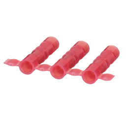 Pan-Term® BSN18-3K Butt Splice, Red, Nylon, 16-22 AWG, PK3000