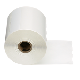 S200X400VA1Y Self-Lam, Vinyl, White, 500 Lbls, TT, 4"x2", 1" PO H