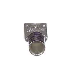 Pan-Lug™ LCDX4/0-14B-X Comp. Lug, Tin Plt Copper, Two 0.25" Stud, PK10