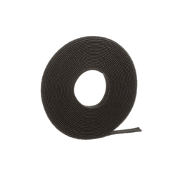 Tak-Ty® Hook and Loop Cable Tie Roll, Black