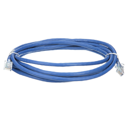 Cat 5e 24 AWG UTP Copper Patch Cord, 10 ft, Blue