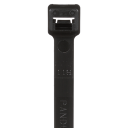 Pan-Ty® PLT2H-TL300 Cable Tie, Black, High Heat UV PA6.6, 8.1"L, 120lb, PK250