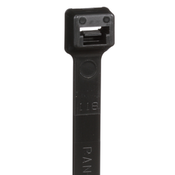 Pan-Ty® PLT2H-TL300 Cable Tie, Black, High Heat UV PA6.6, 8.1"L, 120lb, PK250