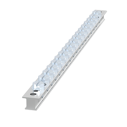 StructuredGround™ UGB2/0-414-18 Universal Grd Bar, Silver, Copper, Tin-Plated