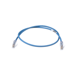 Cat 6 28 AWG UTP Copper Patch Cord, 2 ft, Blue