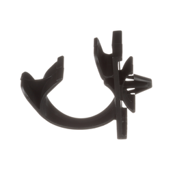 LWC75-H25-L20 Wire Clip, Black, PA 6.6, Push Barb, 1.45x0.87", 50PK