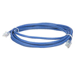 Cat 5e 24 AWG UTP Copper Patch Cord, 10 ft, Blue