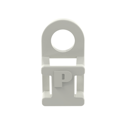 TA1S10-M Tie Anchor Mount, Natural, PA 6.6, 0.75x0.38", #10 Screw, PK1000