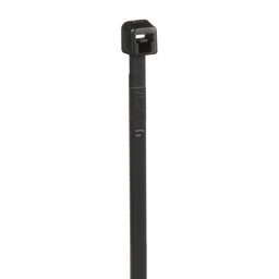 Pan-Ty® PLT1.5M-M30 Cable Tie, Black, High Heat PA6.6, 5.6"L, 18lb, PK1000