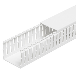 Panduct® MC25X75WH2 Narrow Slot Duct, White, PVC, 2.85"x78.74"x0.97", PK2