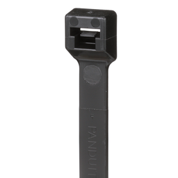 Pan-Ty® PLT13H-C0 Cable Tie, Black, UV PA6.6, 43.3"L, 175lb, PK100
