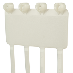 Dome-Top® B4M2S-TL Barb Marker Tie, PA6.6, 8"L, 50lb, PK250