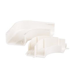 Surface Raceway, LDPH10 Power Rated Right Angle, Off White